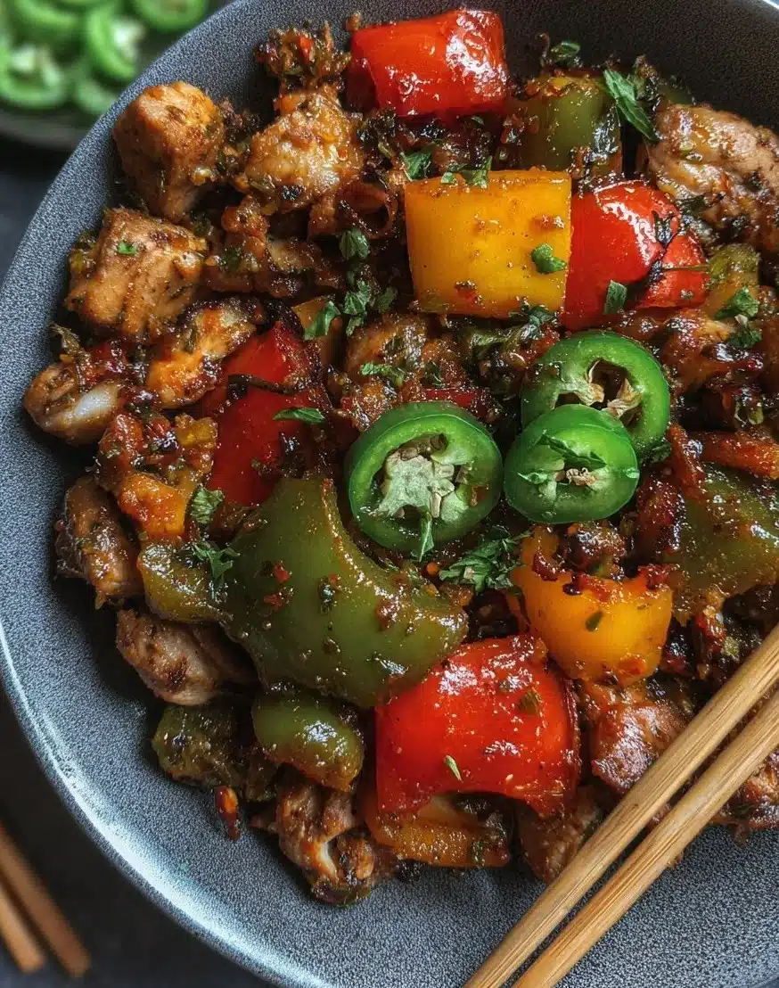 Jalapeno Chicken with Bell Peppers