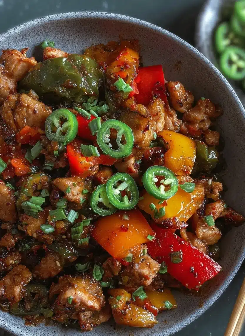 Jalapeno Chicken with Bell Peppers