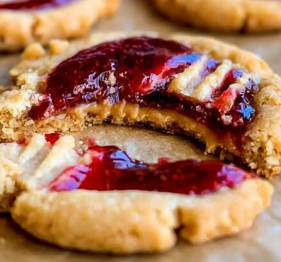 Peanut Butter and Jelly Cookies
