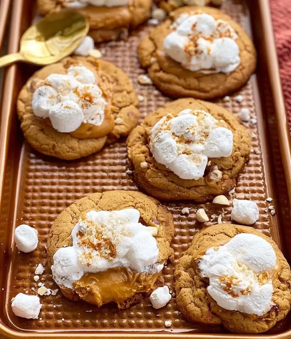 Peanut Butter Marshmallow Cookies