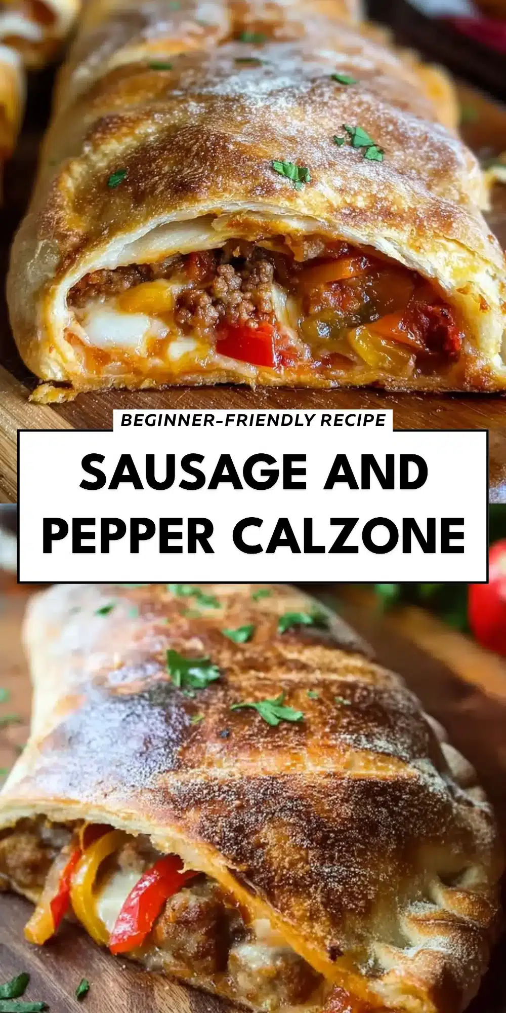 Sausage and Pepper Calzone