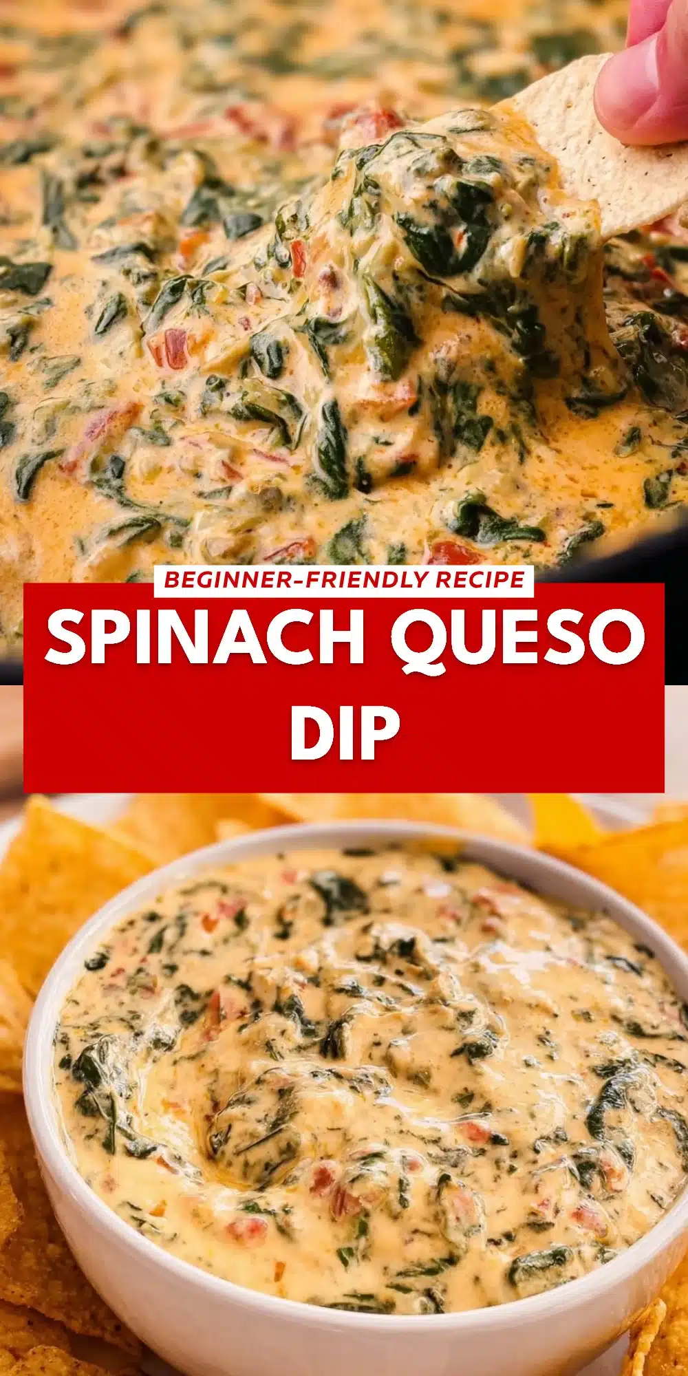Spinach Queso Dip