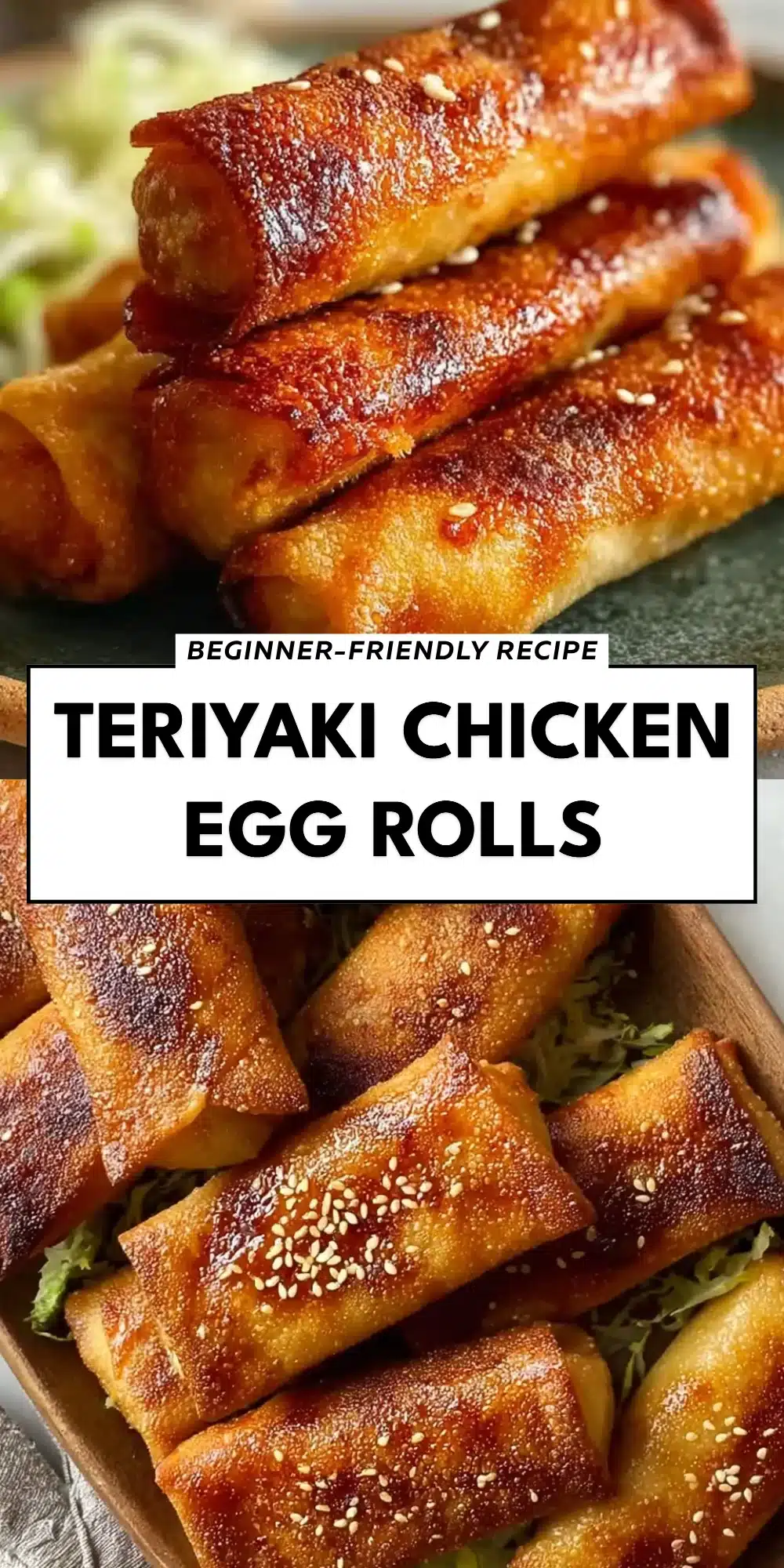 Teriyaki Chicken Egg Rolls