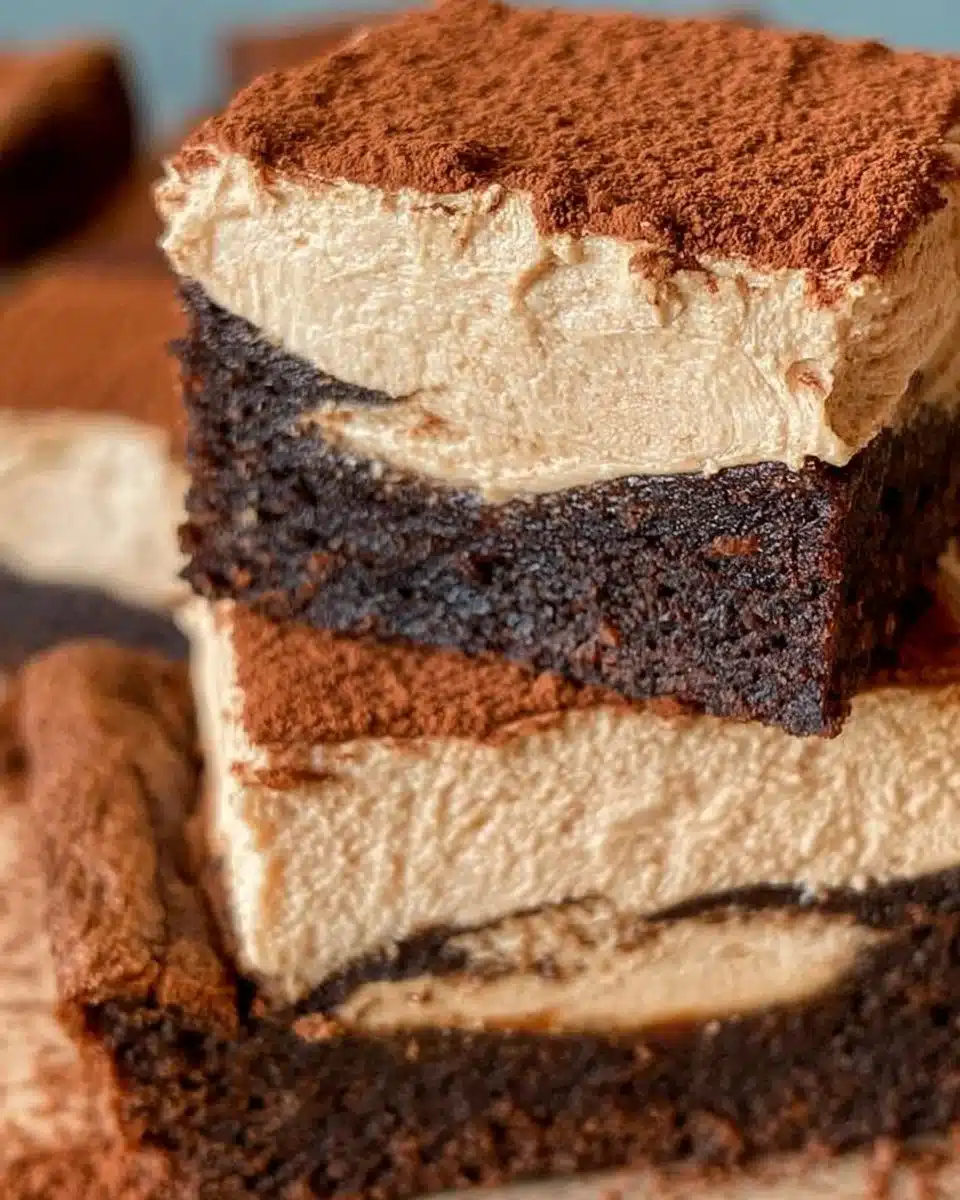 Tiramisu Brownies