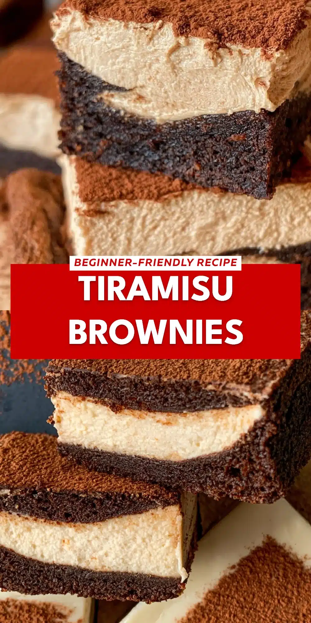 Tiramisu Brownies