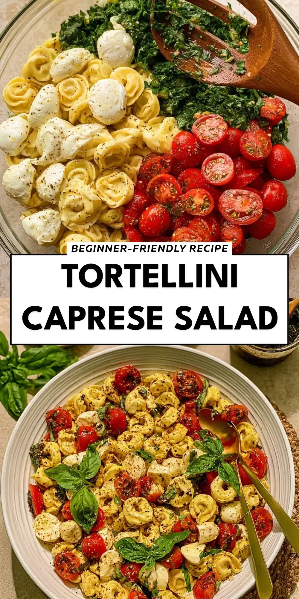 Tortellini Caprese Salad