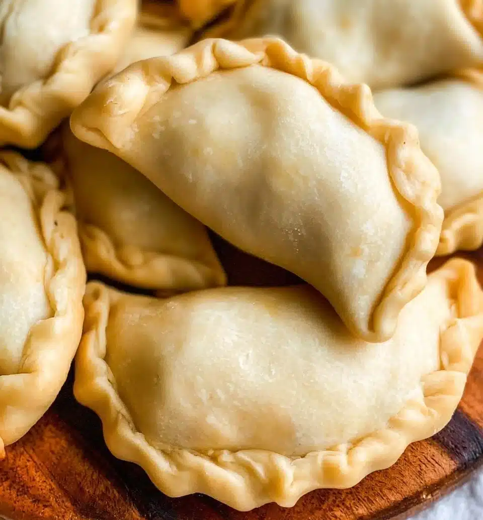 Homemade empanada dough prepared for filling and baking
