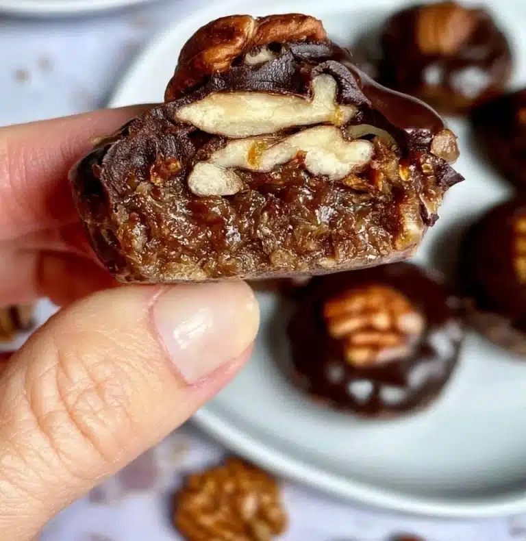 Delicious pecan pie bites served on a platter for dessert.