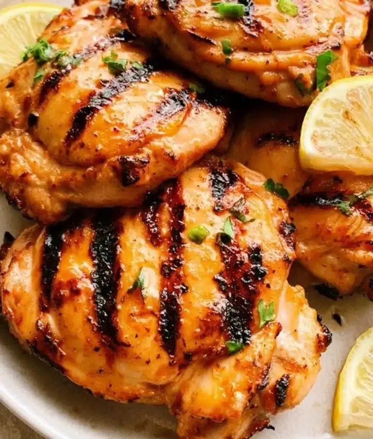 Juicy and flavorful chicken thighs cooked to perfection