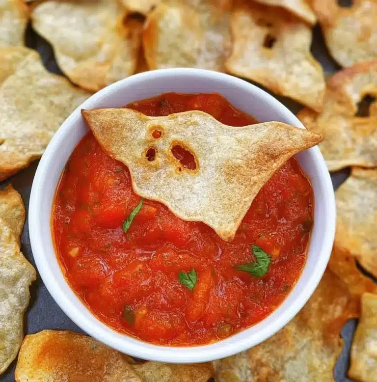 A bowl of colorful Halloween Chips perfect for spooky celebrations.