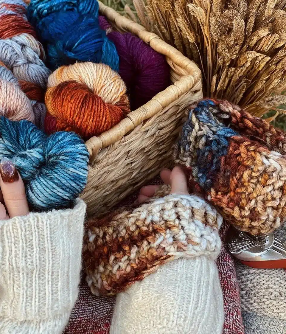 Cozy chunky ear warmers designed for warmth and style in cold weather.