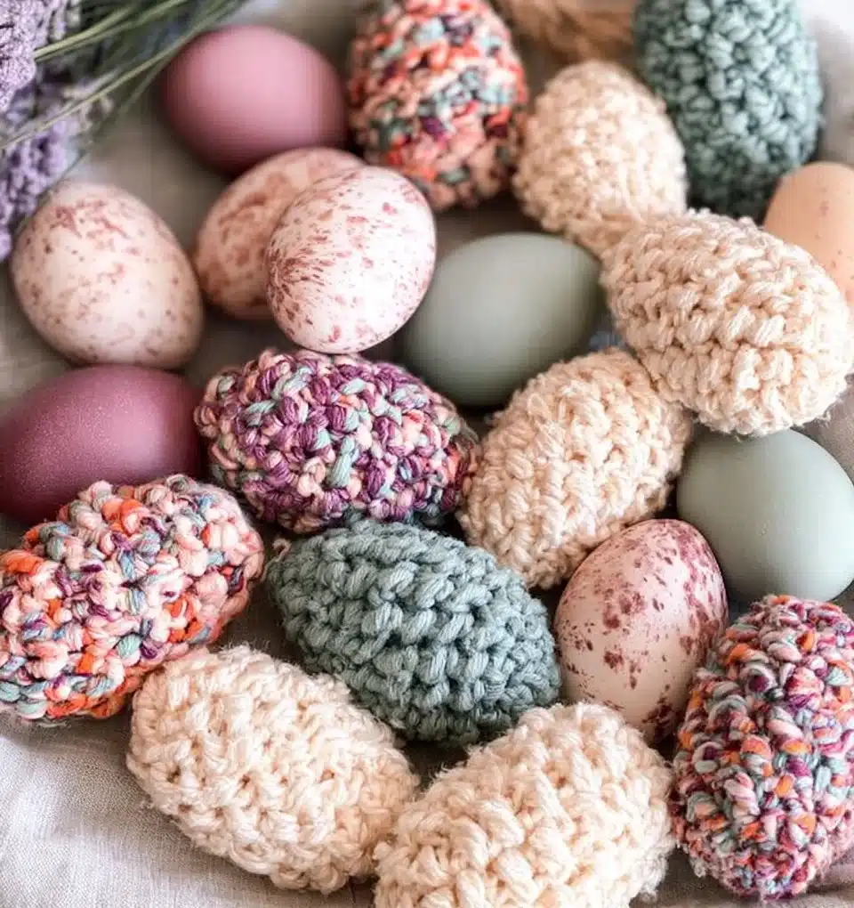 Colorful Easter eggs ready for decoration and celebration.