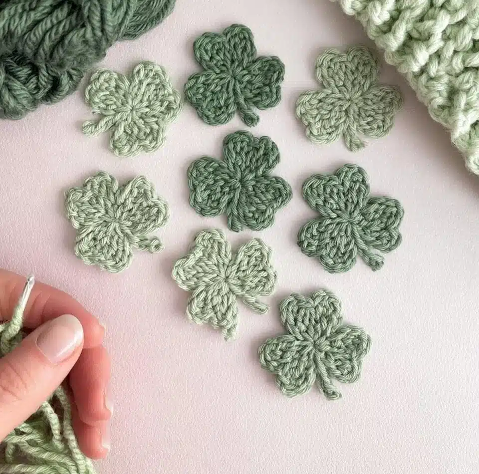 Beautiful Shamrock Applique design for crafting and decorations