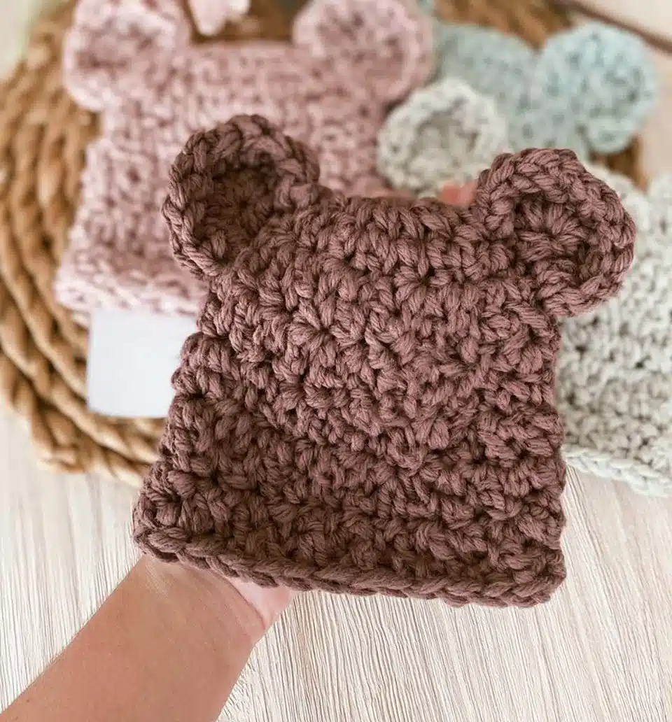 Cute Star Stitch Baby Bear Hat for infants and toddlers