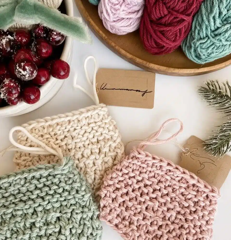 Crochet Winterberry Mug Cozy pattern for warm and stylish beverages